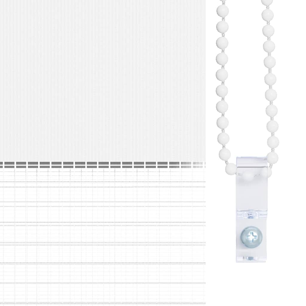 Zebra rolgordijn 70x230 cm stofbreedte 65,9 cm polyester wit is nu te koop bij PeponiXL, paradijselijk wonen!