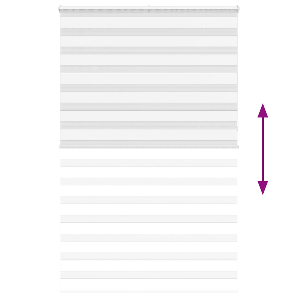 Zebra rolgordijn 145x230 cm stofbreedte 140,9cm polyester wit is nu te koop bij PeponiXL, paradijselijk wonen!