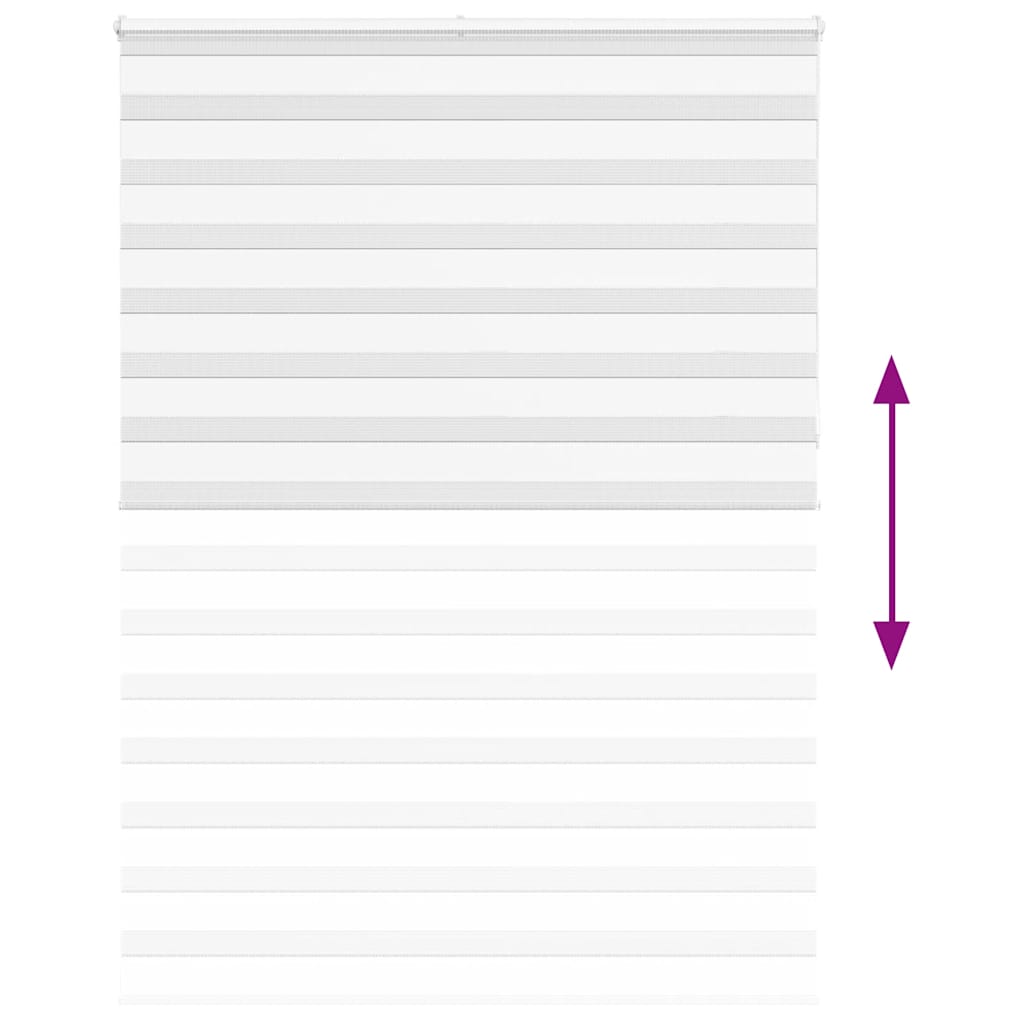 Zebra rolgordijn 155x230 cm stofbreedte 150,9cm polyester wit is nu te koop bij PeponiXL, paradijselijk wonen!