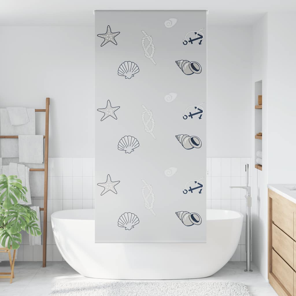 Doucherolgordijn 90x240 cm stofbreedte 86 cm is nu te koop bij PeponiXL, paradijselijk wonen!