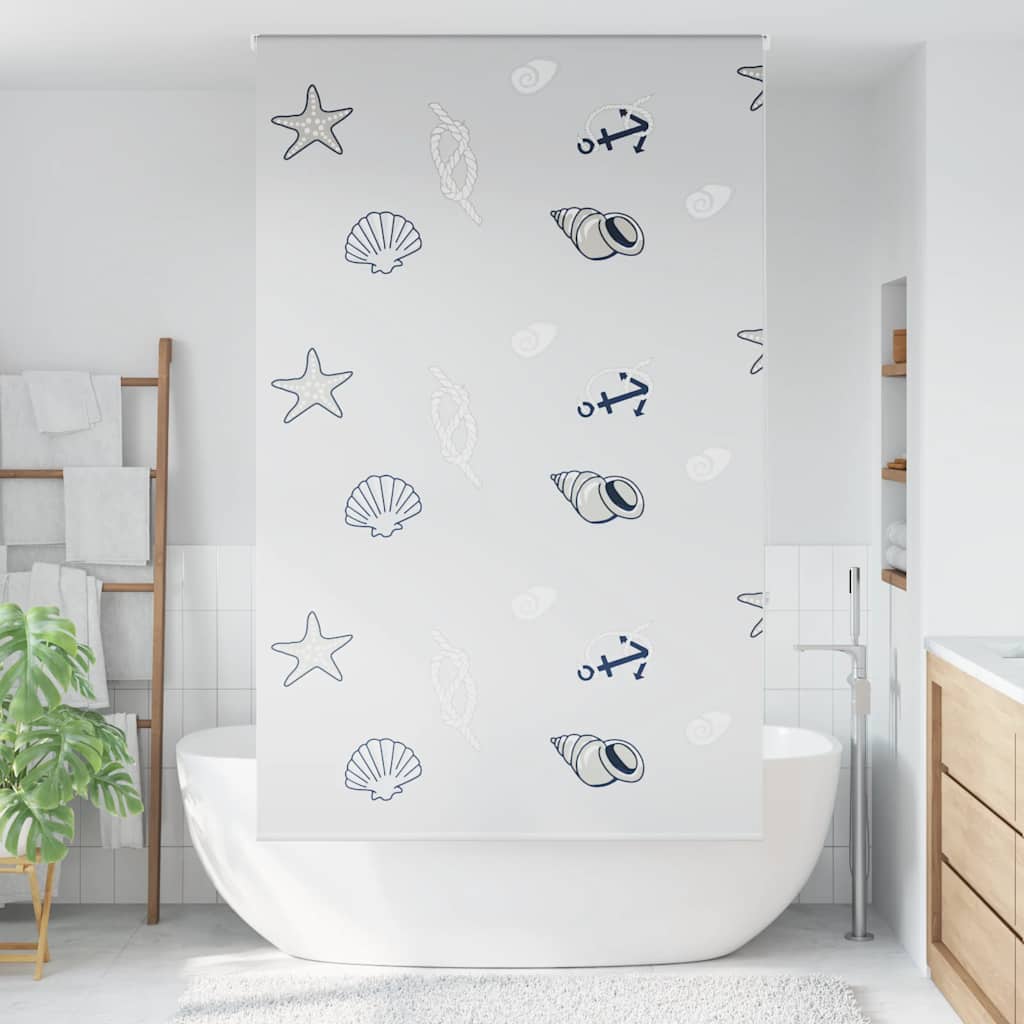 Doucherolgordijn 140x240 cm stofbreedte 136 cm is nu te koop bij PeponiXL, paradijselijk wonen!