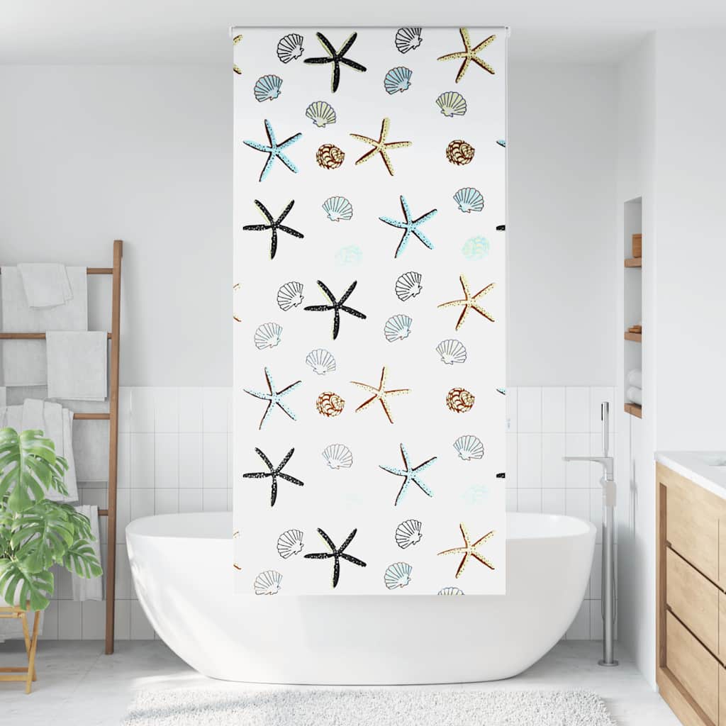 Doucherolgordijn 100x240 cm stofbreedte 96 cm is nu te koop bij PeponiXL, paradijselijk wonen!