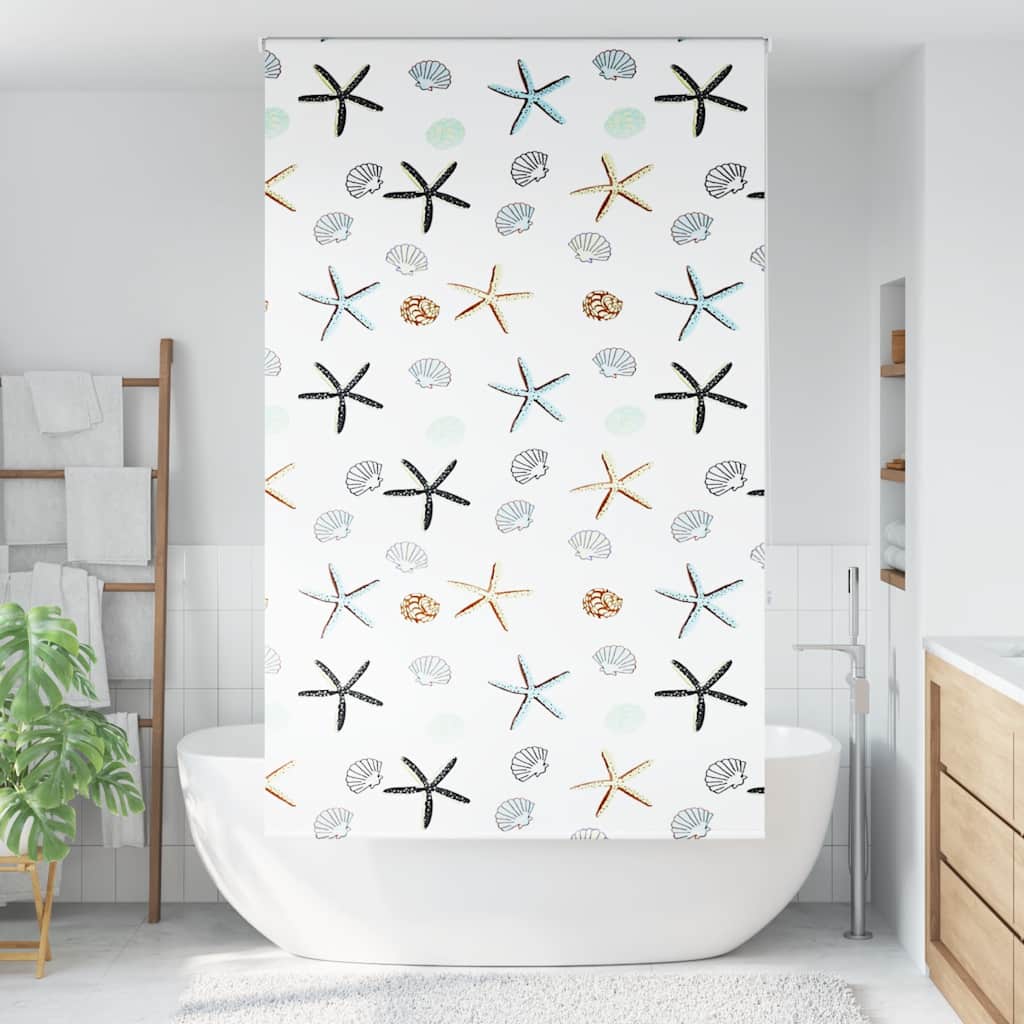 Doucherolgordijn 130x240 cm stofbreedte 126 cm is nu te koop bij PeponiXL, paradijselijk wonen!