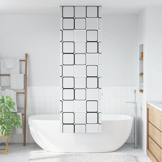 Doucherolgordijn 80x240 cm stofbreedte 76 cm is nu te koop bij PeponiXL, paradijselijk wonen!