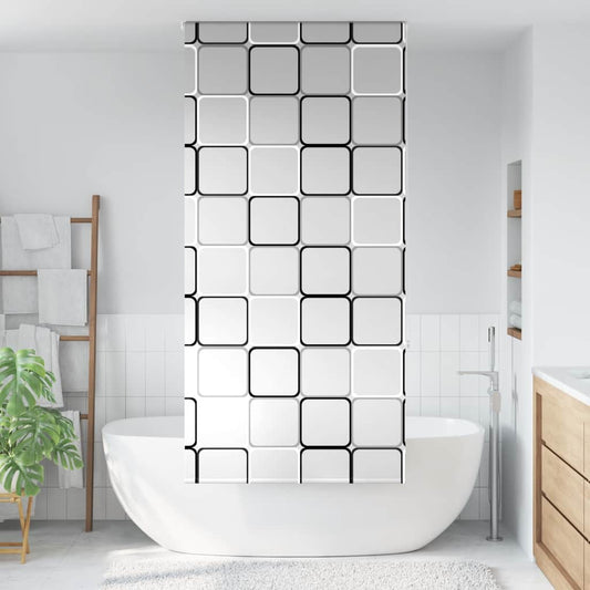 Doucherolgordijn 100x240 cm stofbreedte 96 cm is nu te koop bij PeponiXL, paradijselijk wonen!