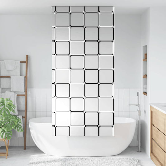 Doucherolgordijn 110x240 cm stofbreedte 106 cm is nu te koop bij PeponiXL, paradijselijk wonen!