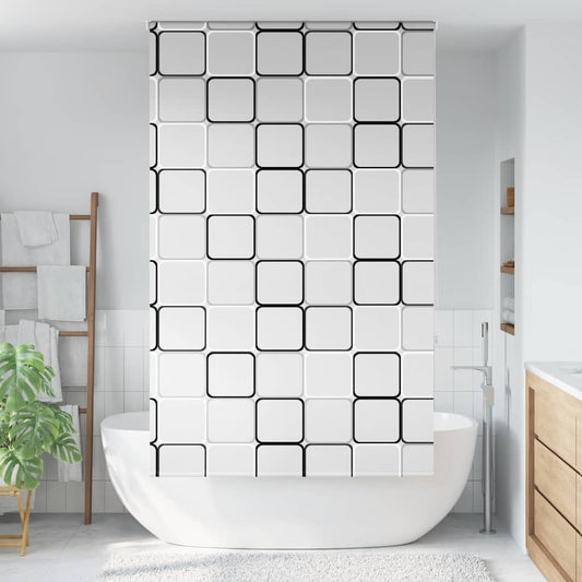 Doucherolgordijn 130x240 cm stofbreedte 126 cm is nu te koop bij PeponiXL, paradijselijk wonen!
