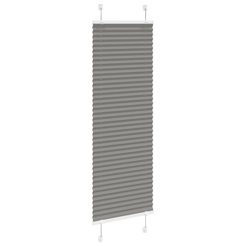 Plissé rolgordijn 40x100 cm stofbreedte 39,4 cm antraciet is nu te koop bij PeponiXL, paradijselijk wonen!