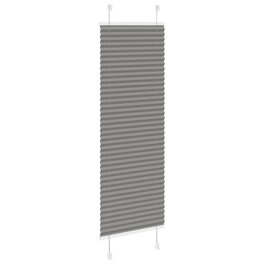 Plissé rolgordijn 40x100 cm stofbreedte 39,4 cm antraciet is nu te koop bij PeponiXL, paradijselijk wonen!