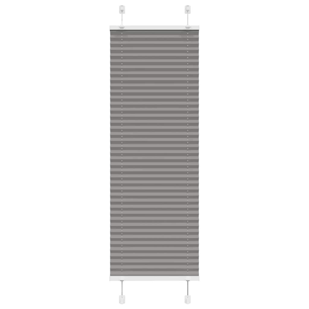 Plissé rolgordijn 50x100 cm stofbreedte 49,4 cm antraciet is nu te koop bij PeponiXL, paradijselijk wonen!