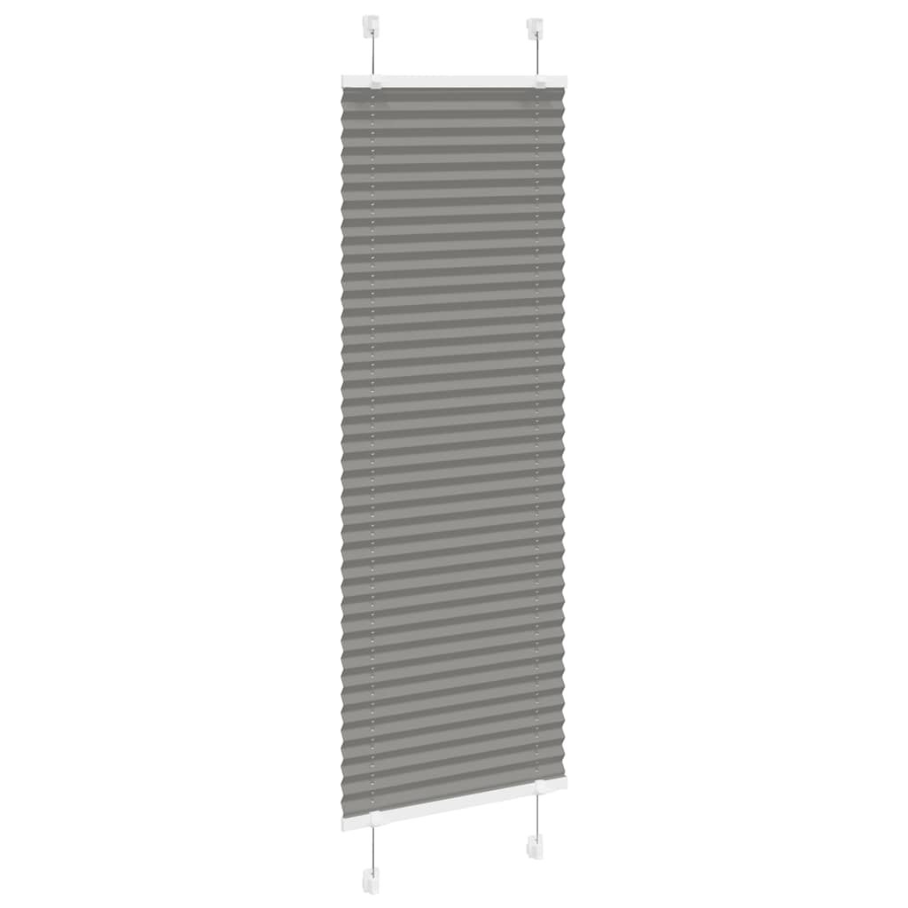 Plissé rolgordijn 50x100 cm stofbreedte 49,4 cm antraciet is nu te koop bij PeponiXL, paradijselijk wonen!