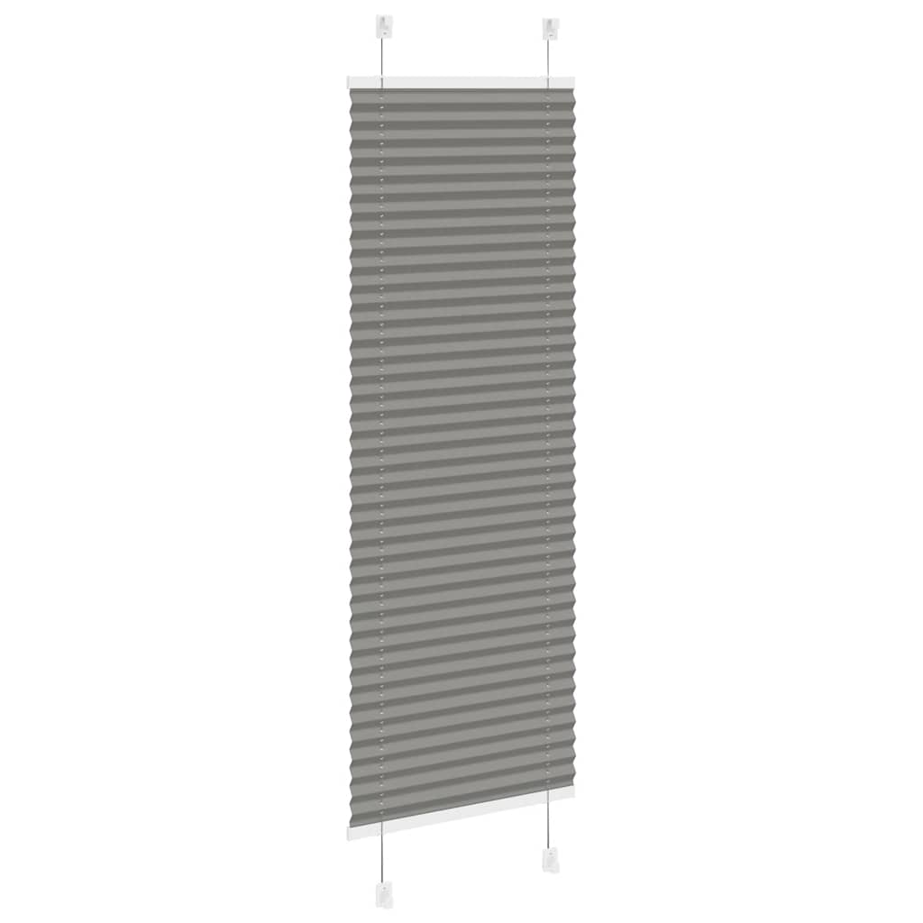 Plissé rolgordijn 50x100 cm stofbreedte 49,4 cm antraciet is nu te koop bij PeponiXL, paradijselijk wonen!