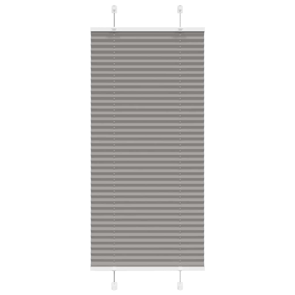 Plissé rolgordijn 65x100 cm stofbreedte 64,4 cm antraciet is nu te koop bij PeponiXL, paradijselijk wonen!