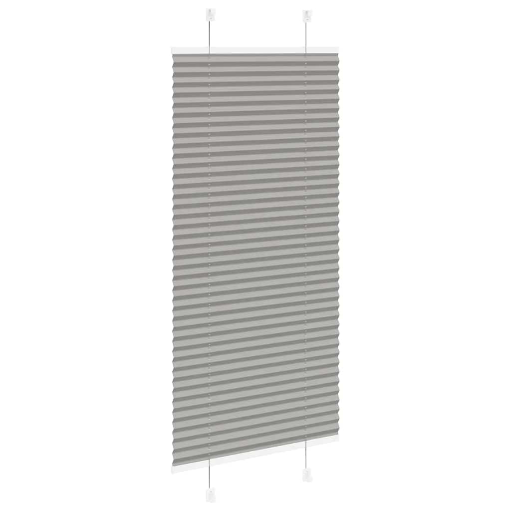 Plissé rolgordijn 65x100 cm stofbreedte 64,4 cm antraciet is nu te koop bij PeponiXL, paradijselijk wonen!