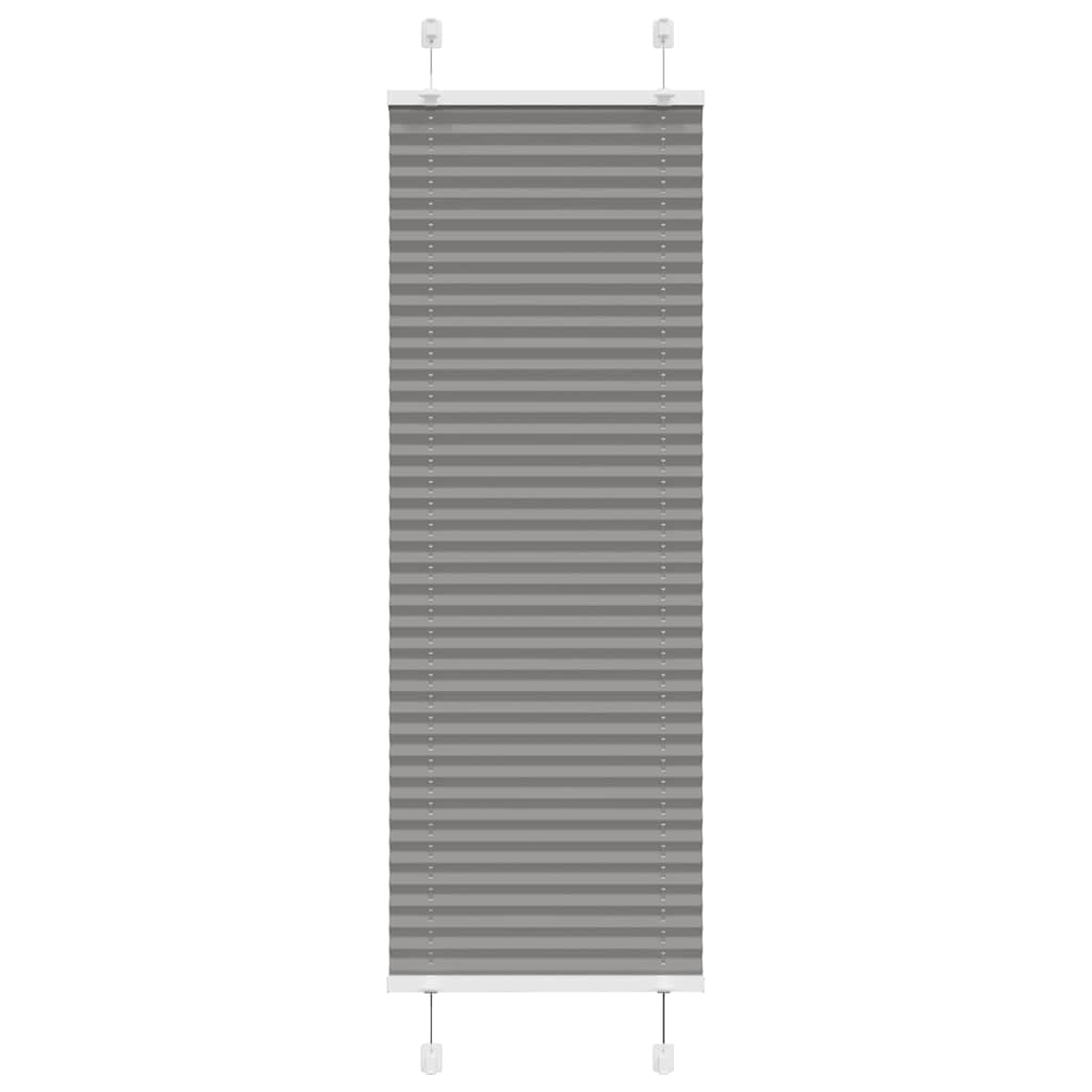 Plissé rolgordijn 45x150 cm stofbreedte 44,4 cm antraciet is nu te koop bij PeponiXL, paradijselijk wonen!