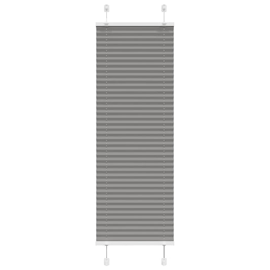 Plissé rolgordijn 50x150 cm stofbreedte 49,4 cm antraciet is nu te koop bij PeponiXL, paradijselijk wonen!
