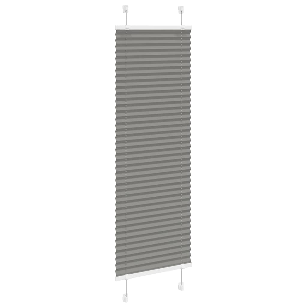 Plissé rolgordijn 50x150 cm stofbreedte 49,4 cm antraciet is nu te koop bij PeponiXL, paradijselijk wonen!
