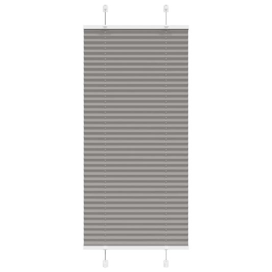 Plissé rolgordijn 55x150 cm stofbreedte 54,4 cm antraciet is nu te koop bij PeponiXL, paradijselijk wonen!