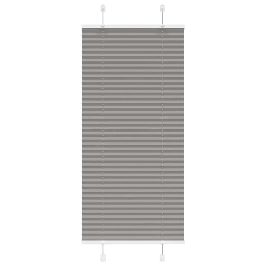 Plissé rolgordijn 65x150 cm stofbreedte 64,4 cm antraciet is nu te koop bij PeponiXL, paradijselijk wonen!