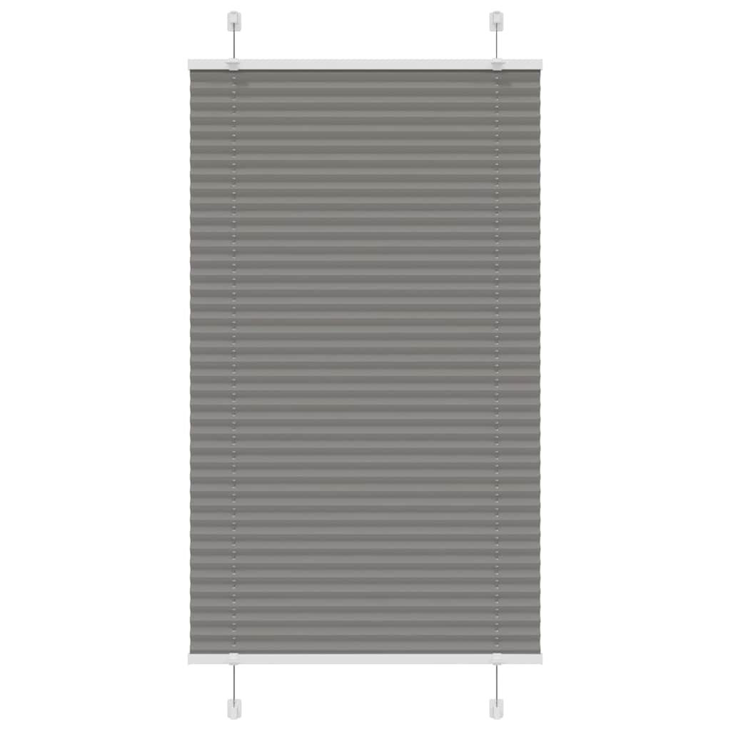 Plissé rolgordijn 70x150 cm stofbreedte 69,4 cm antraciet is nu te koop bij PeponiXL, paradijselijk wonen!