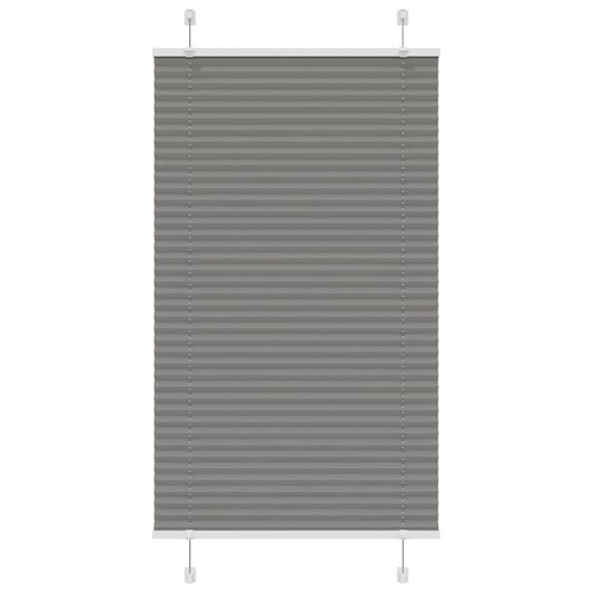 Plissé rolgordijn 70x150 cm stofbreedte 69,4 cm antraciet is nu te koop bij PeponiXL, paradijselijk wonen!