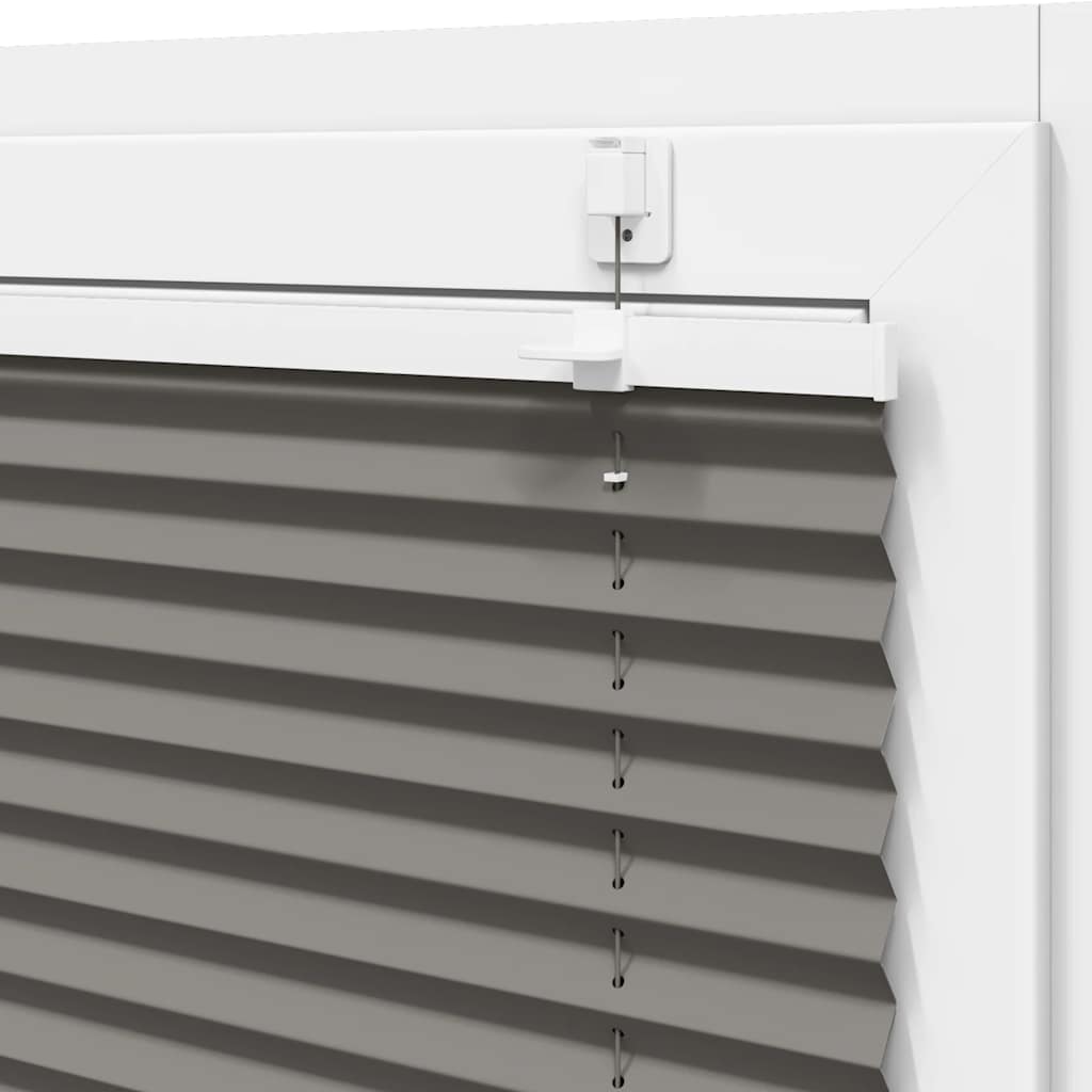 Plissé rolgordijn 90x150 cm stofbreedte 89,4 cm antraciet is nu te koop bij PeponiXL, paradijselijk wonen!