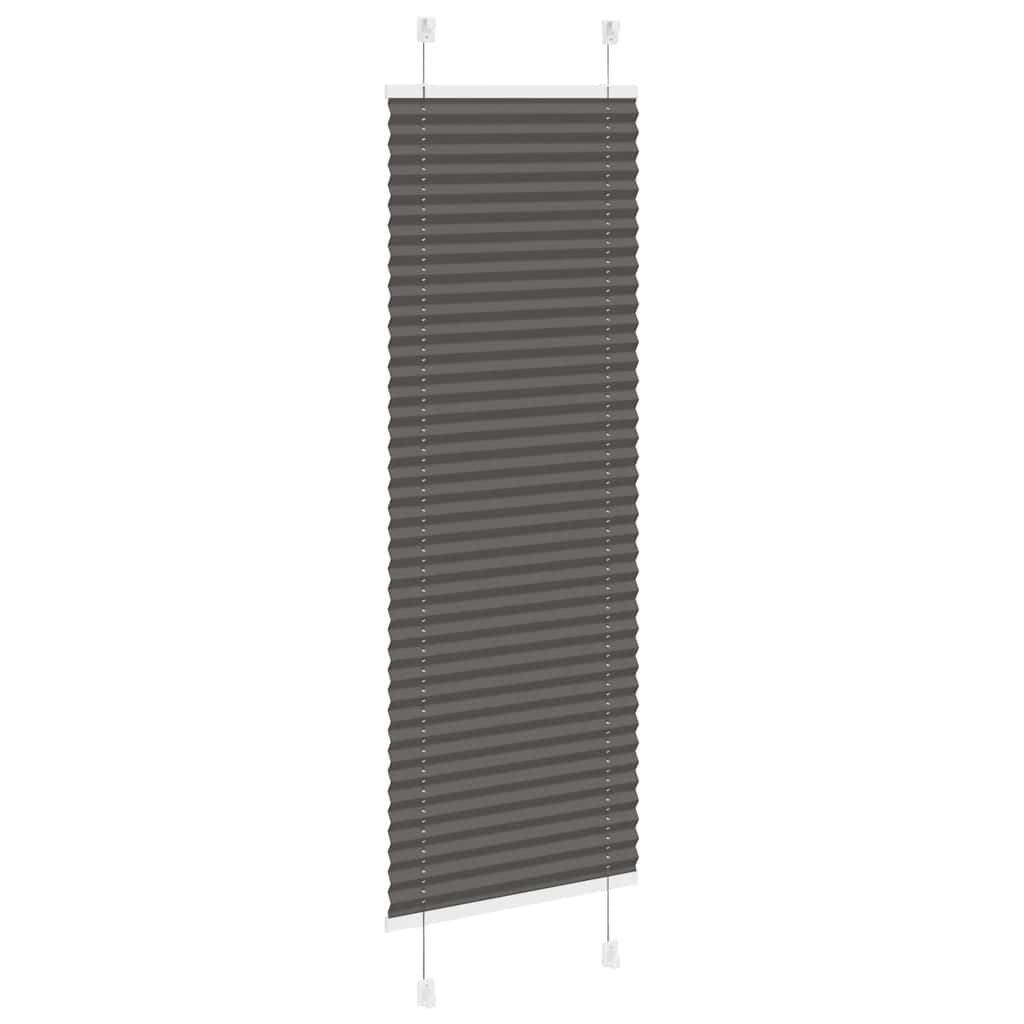 Plissé rolgordijn 40x150 cm stofbreedte 39,4 cm polyester zwart is nu te koop bij PeponiXL, paradijselijk wonen!