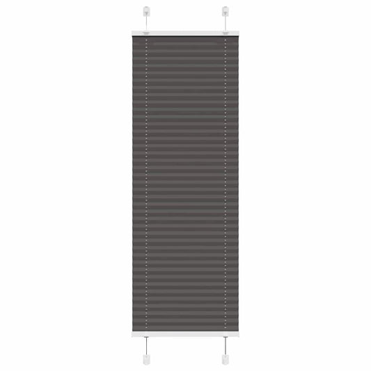 Plissé rolgordijn 50x150 cm stofbreedte 49,4 cm polyester zwart is nu te koop bij PeponiXL, paradijselijk wonen!