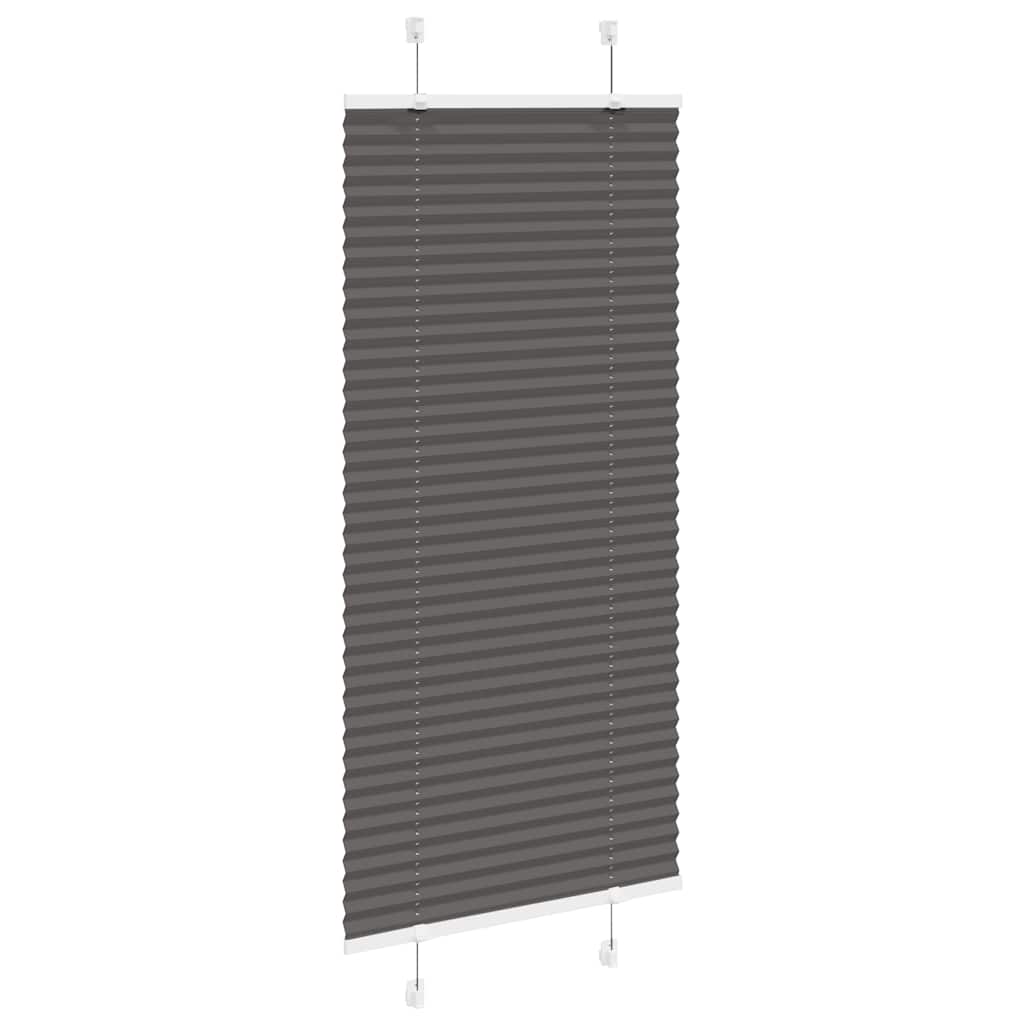 Plissé rolgordijn 60x150 cm stofbreedte 59,4 cm polyester zwart is nu te koop bij PeponiXL, paradijselijk wonen!