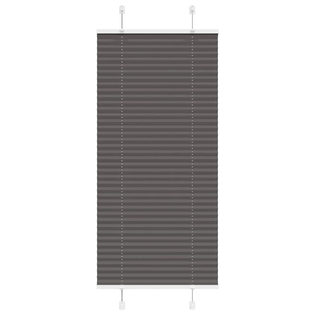 Plissé rolgordijn 65x150 cm stofbreedte 64,4 cm polyester zwart is nu te koop bij PeponiXL, paradijselijk wonen!