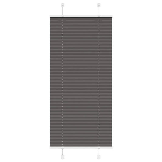 Plissé rolgordijn 65x150 cm stofbreedte 64,4 cm polyester zwart is nu te koop bij PeponiXL, paradijselijk wonen!