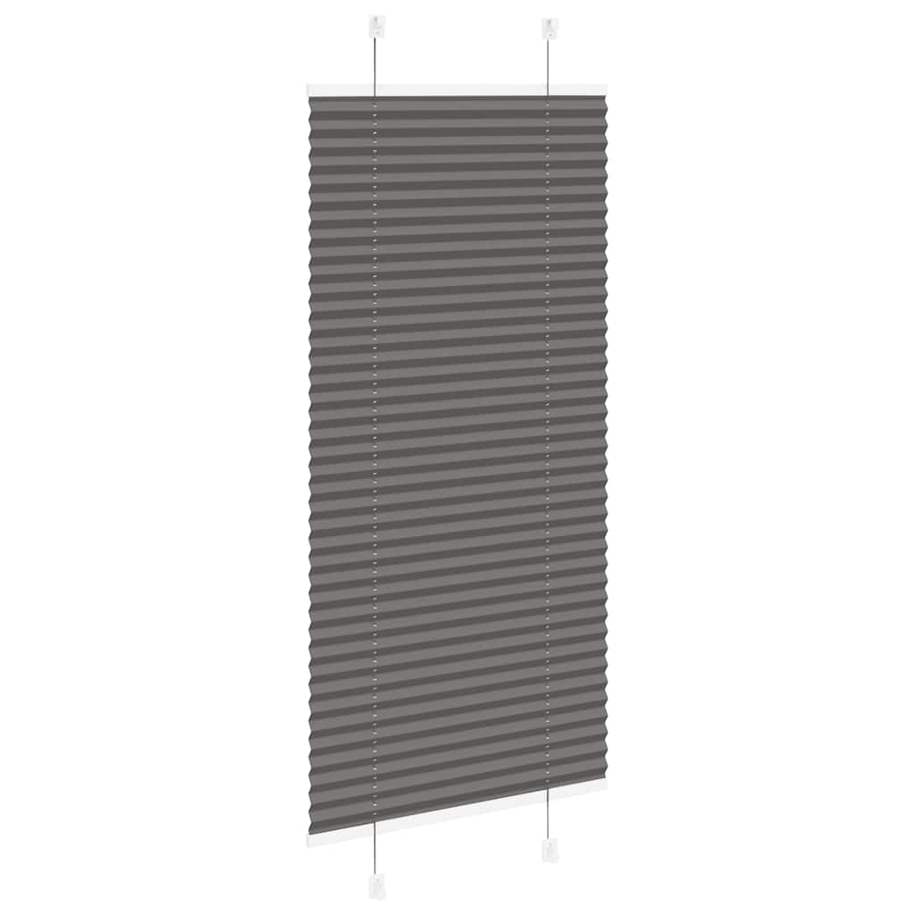 Plissé rolgordijn 65x150 cm stofbreedte 64,4 cm polyester zwart is nu te koop bij PeponiXL, paradijselijk wonen!