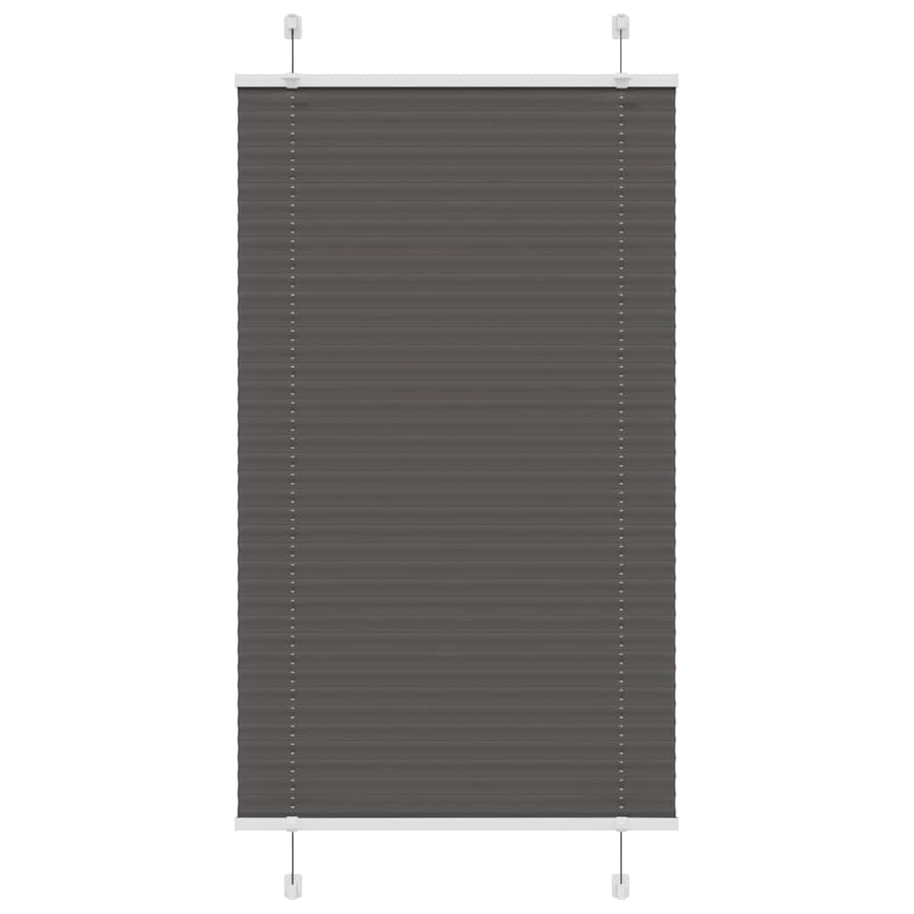 Plissé rolgordijn 70x150 cm stofbreedte 69,4 cm polyester zwart is nu te koop bij PeponiXL, paradijselijk wonen!