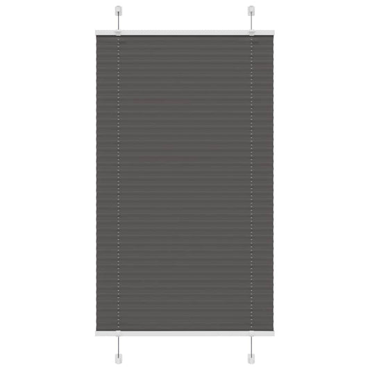 Plissé rolgordijn 70x150 cm stofbreedte 69,4 cm polyester zwart is nu te koop bij PeponiXL, paradijselijk wonen!