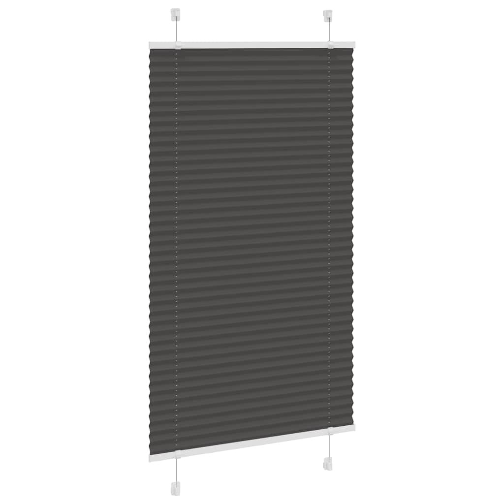 Plissé rolgordijn 70x150 cm stofbreedte 69,4 cm polyester zwart is nu te koop bij PeponiXL, paradijselijk wonen!
