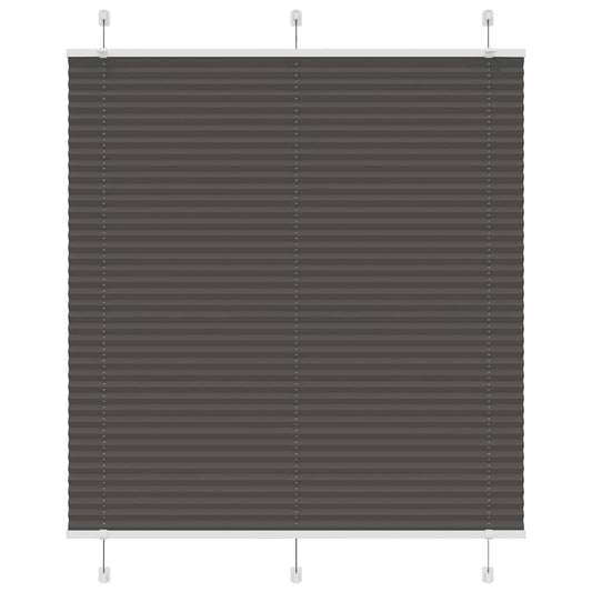 Plissé rolgordijn 115x150cm stofbreedte 114,4cm polyester zwart is nu te koop bij PeponiXL, paradijselijk wonen!