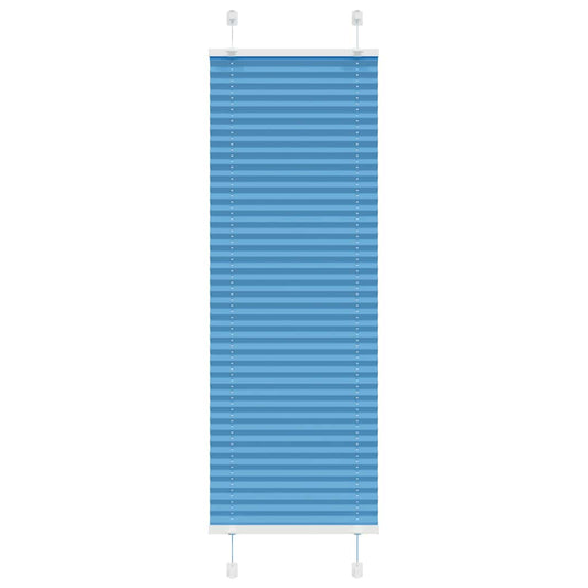 Plissé rolgordijn 40x100 cm stofbreedte 39,4 cm polyester blauw is nu te koop bij PeponiXL, paradijselijk wonen!