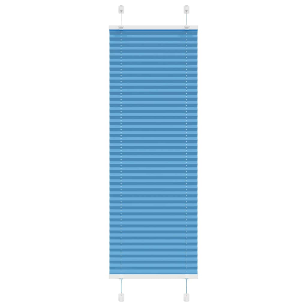 Plissé rolgordijn 45x100 cm stofbreedte 44,4 cm polyester blauw is nu te koop bij PeponiXL, paradijselijk wonen!
