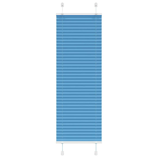 Plissé rolgordijn 45x100 cm stofbreedte 44,4 cm polyester blauw is nu te koop bij PeponiXL, paradijselijk wonen!