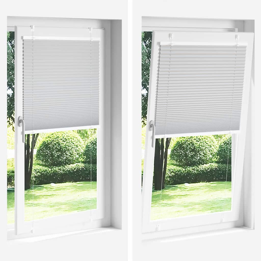 Plissé rolgordijn 105x100cm stofbreedte 104,4cm polyester blauw is nu te koop bij PeponiXL, paradijselijk wonen!