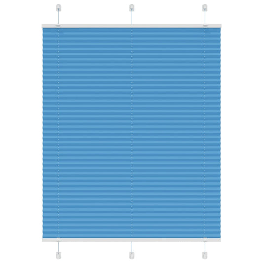Plissé rolgordijn 110x100cm stofbreedte 109,4cm polyester blauw is nu te koop bij PeponiXL, paradijselijk wonen!