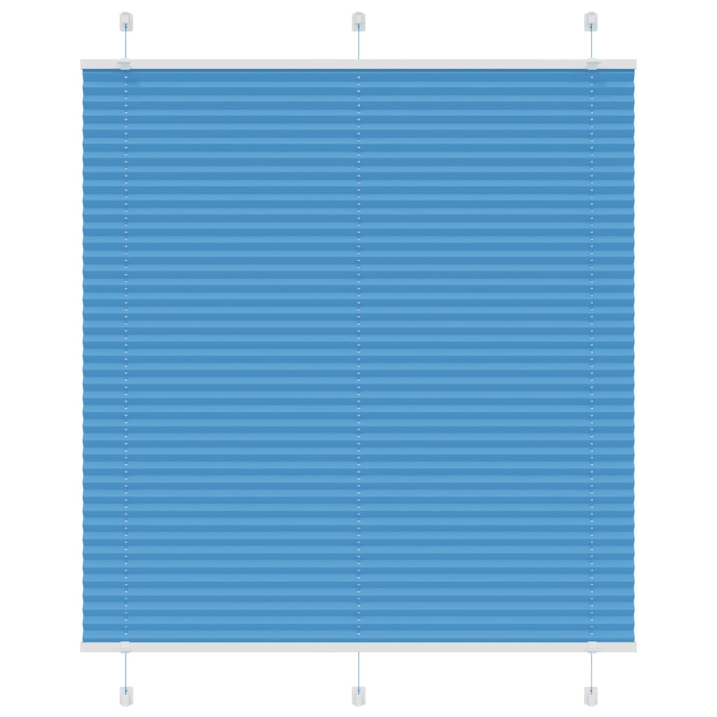 Plissé rolgordijn 120x100cm stofbreedte 119,4cm polyester blauw is nu te koop bij PeponiXL, paradijselijk wonen!