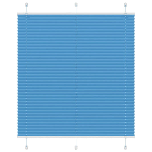 Plissé rolgordijn 120x100cm stofbreedte 119,4cm polyester blauw is nu te koop bij PeponiXL, paradijselijk wonen!