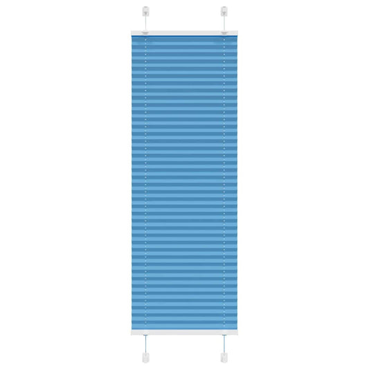 Plissé rolgordijn 40x150 cm stofbreedte 39,4 cm polyester blauw is nu te koop bij PeponiXL, paradijselijk wonen!