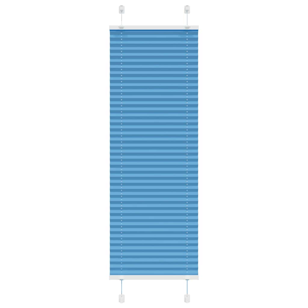Plissé rolgordijn 45x150 cm stofbreedte 44,4 cm polyester blauw is nu te koop bij PeponiXL, paradijselijk wonen!