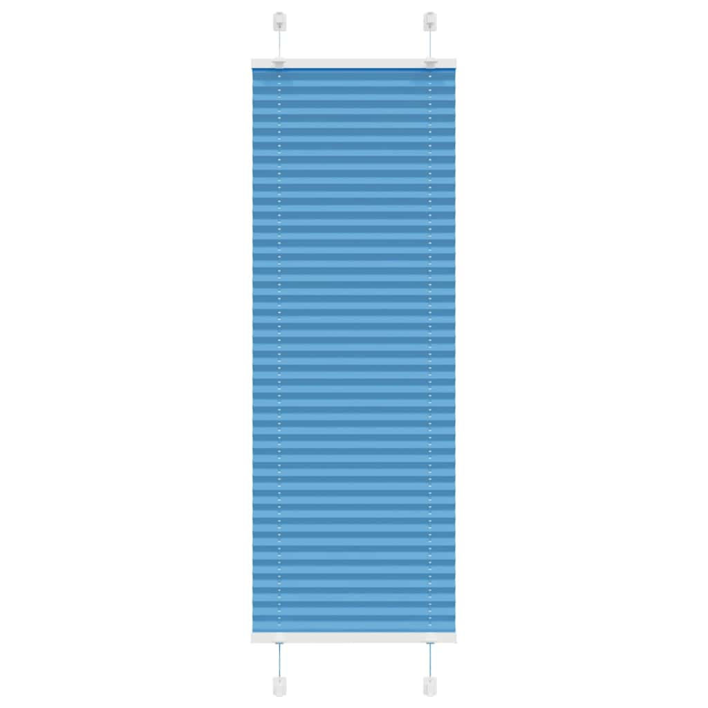 Plissé rolgordijn 50x150 cm stofbreedte 49,4 cm polyester blauw is nu te koop bij PeponiXL, paradijselijk wonen!
