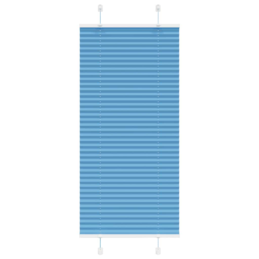 Plissé rolgordijn 60x150 cm stofbreedte 59,4 cm polyester blauw is nu te koop bij PeponiXL, paradijselijk wonen!