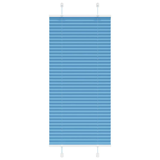 Plissé rolgordijn 60x150 cm stofbreedte 59,4 cm polyester blauw is nu te koop bij PeponiXL, paradijselijk wonen!