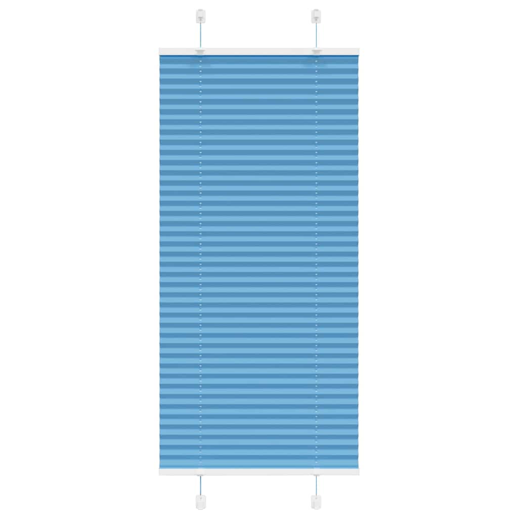 Plissé rolgordijn 65x150 cm stofbreedte 64,4 cm polyester blauw is nu te koop bij PeponiXL, paradijselijk wonen!