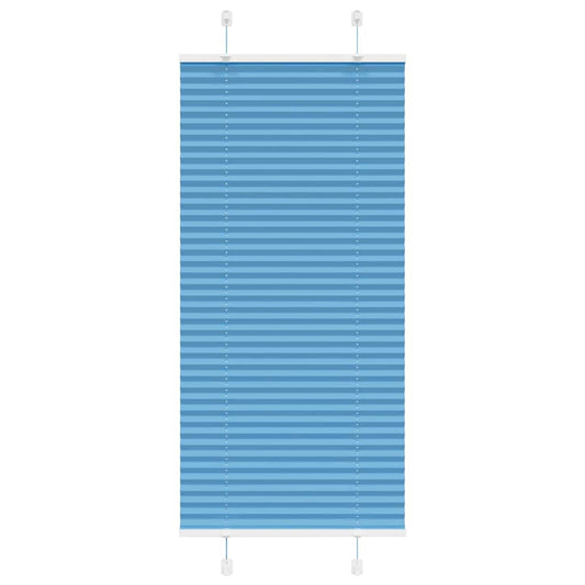 Plissé rolgordijn 65x150 cm stofbreedte 64,4 cm polyester blauw is nu te koop bij PeponiXL, paradijselijk wonen!